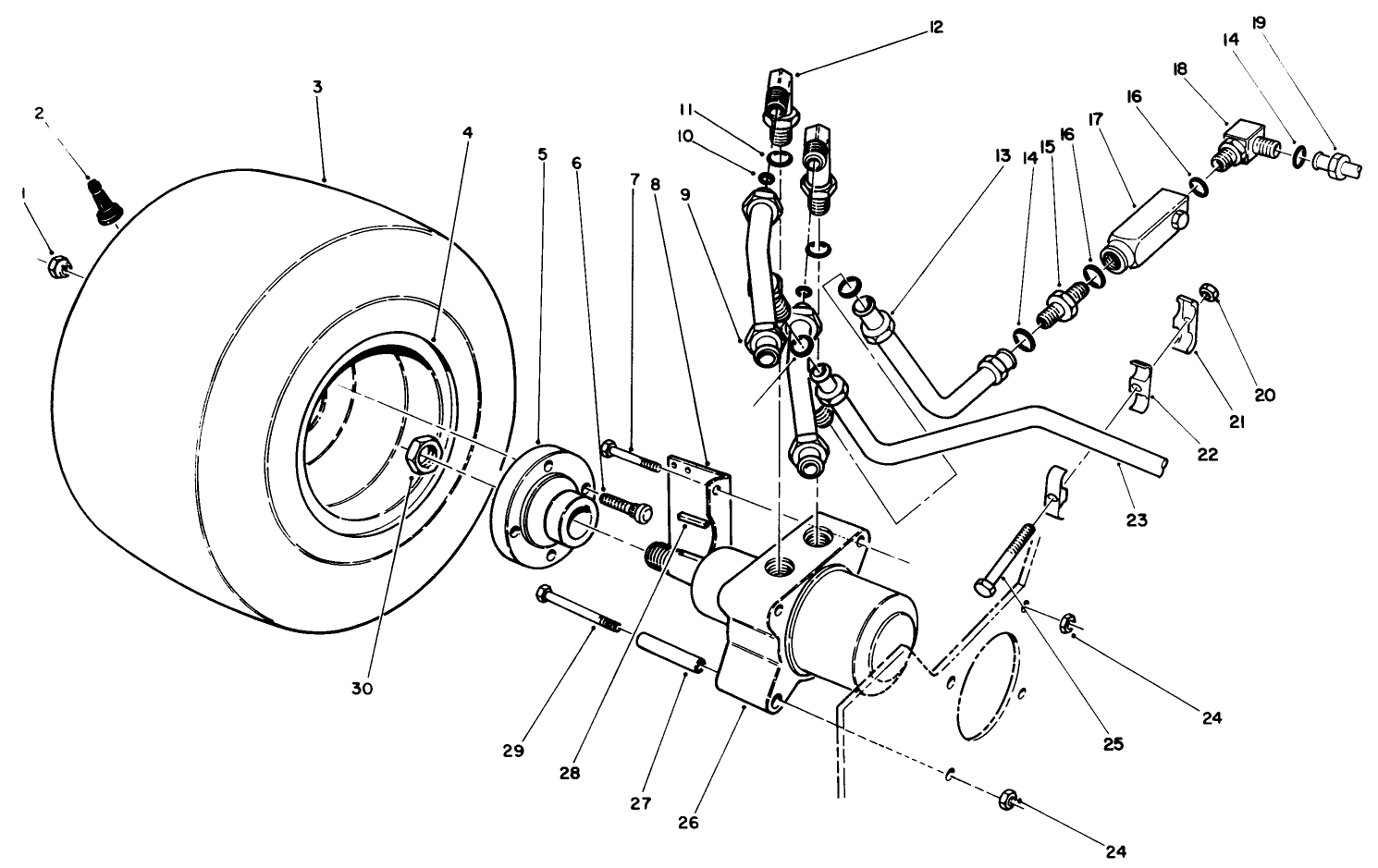 R.h. Front Wheel Assembly