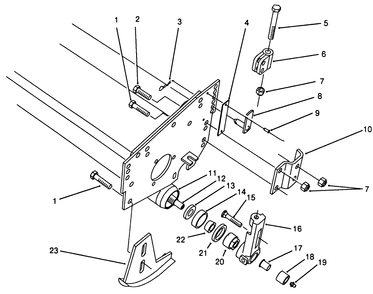 5 Blade Cutting Unit Roller Assembly