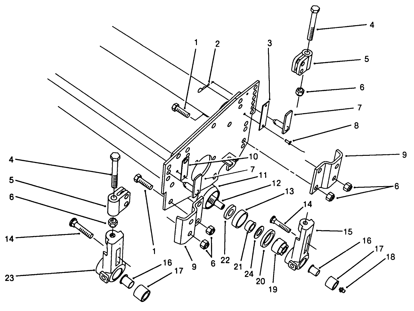 8 & 11 Blade Cutting Unit Roller Assembly