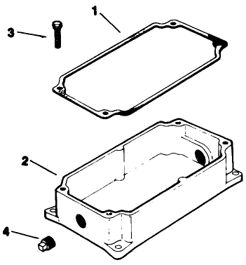 Oil Pan-Engine Kohler Model No. M16 Spec. No. 711526