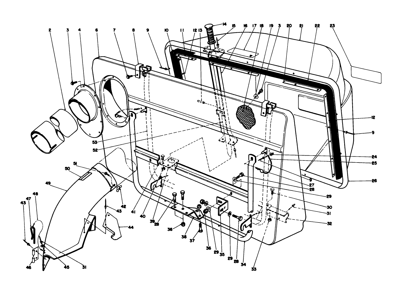 Easy-Empty Grass Catcher Model 59111 (optional)