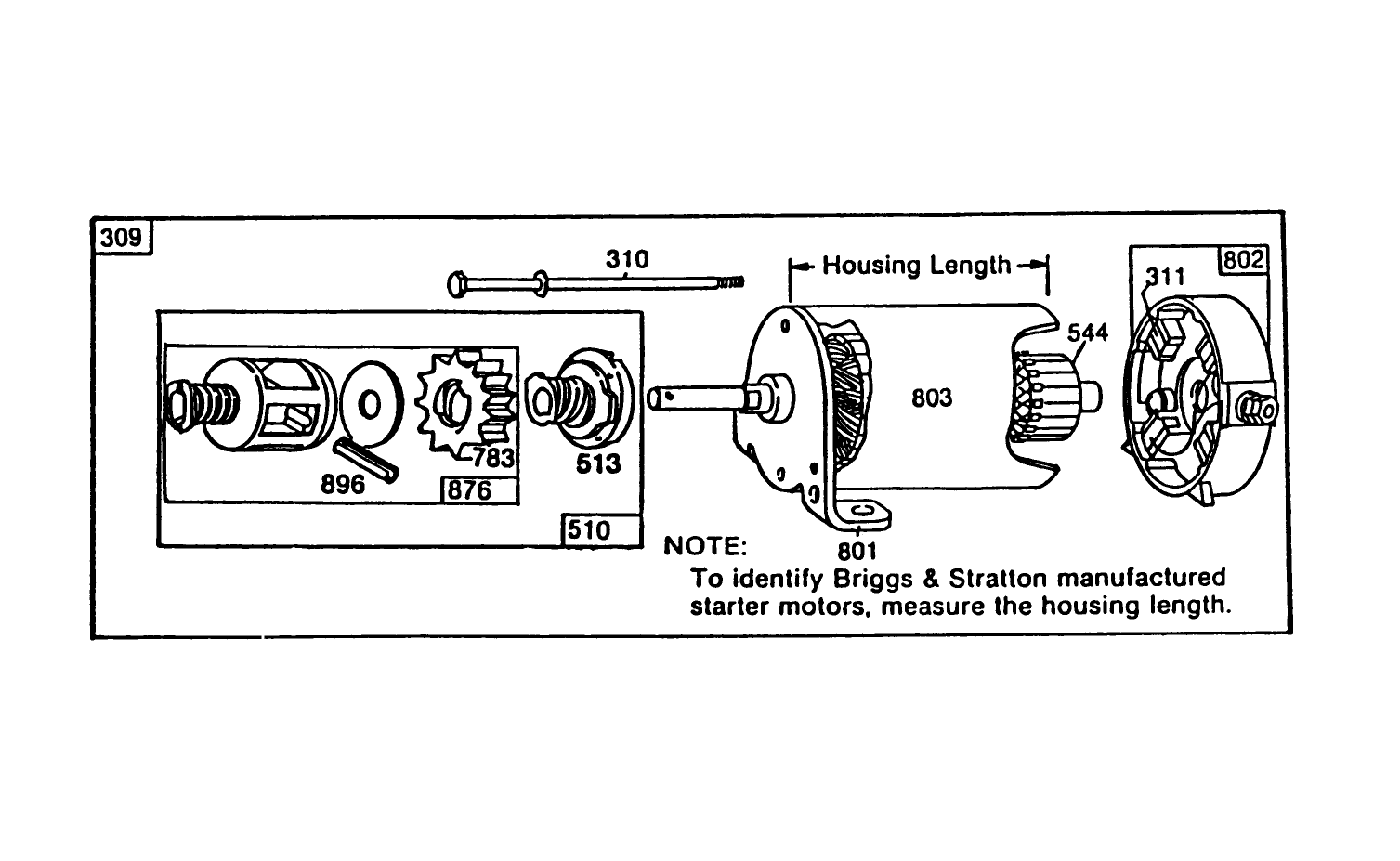 Starter Motor Assembly