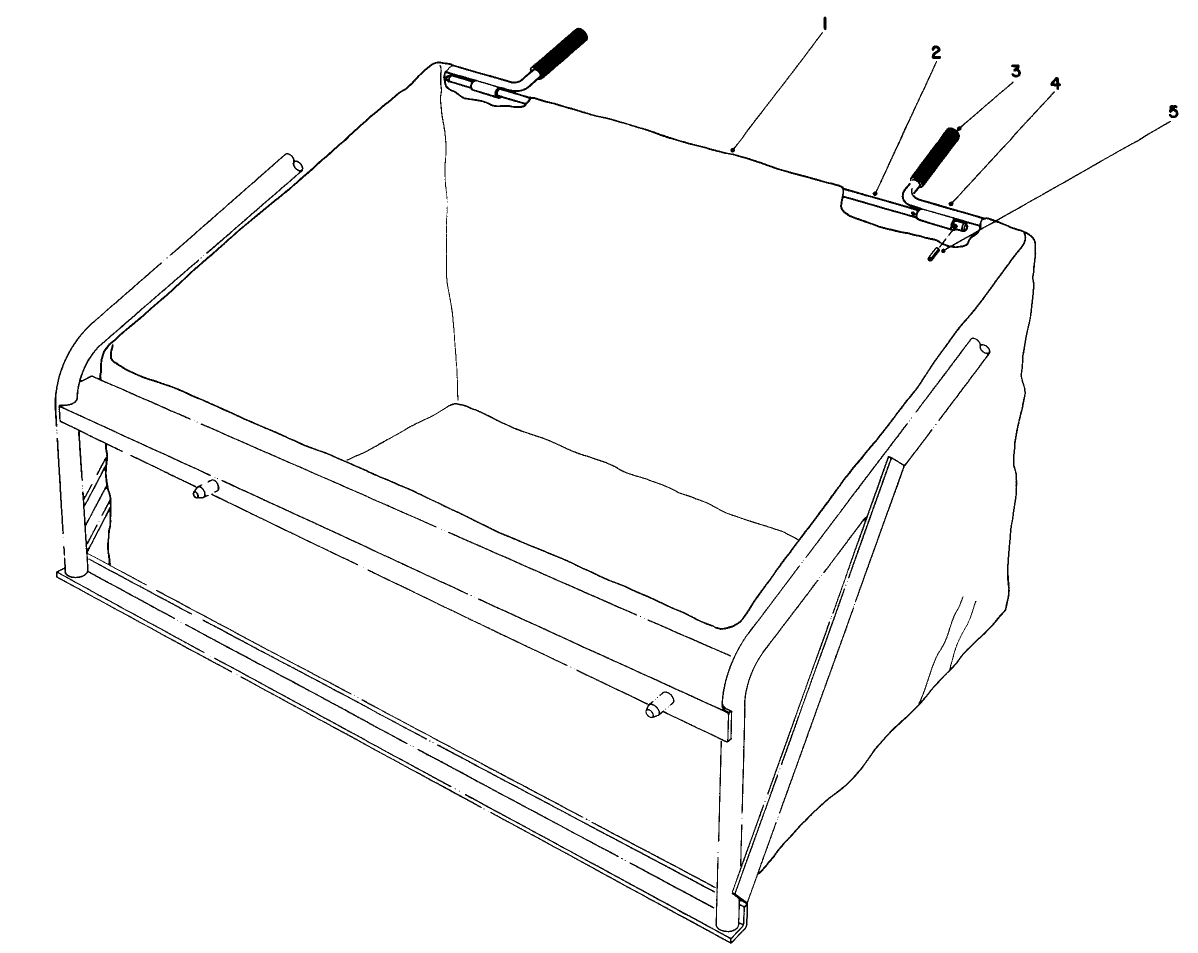 Leaf Bag Model 59123 (for Use On Twin Bagger Grass Catcher Model No. 59122 Only) (optional)