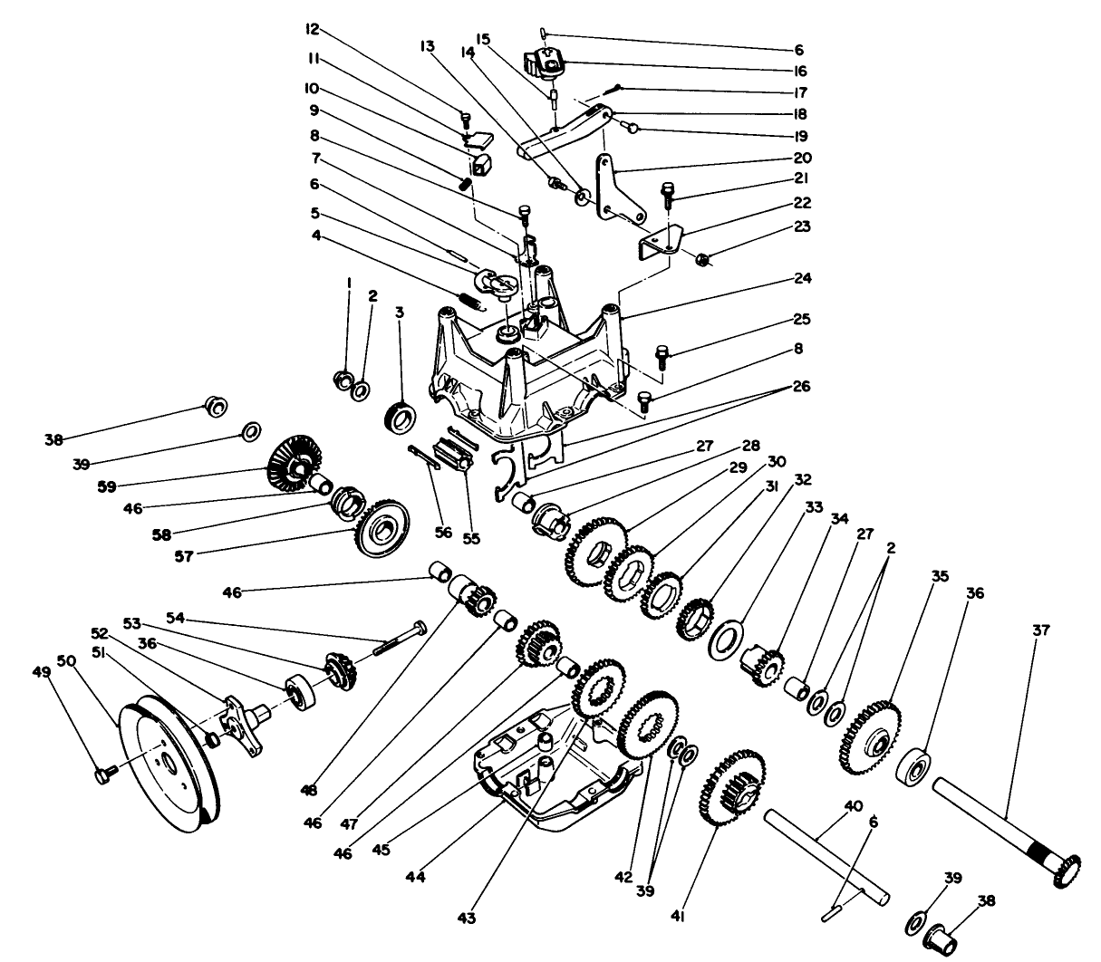 Transmission Assembly No. 66-8030