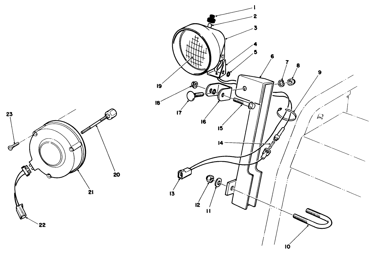 Light Kit No. 66-7930 (optional)