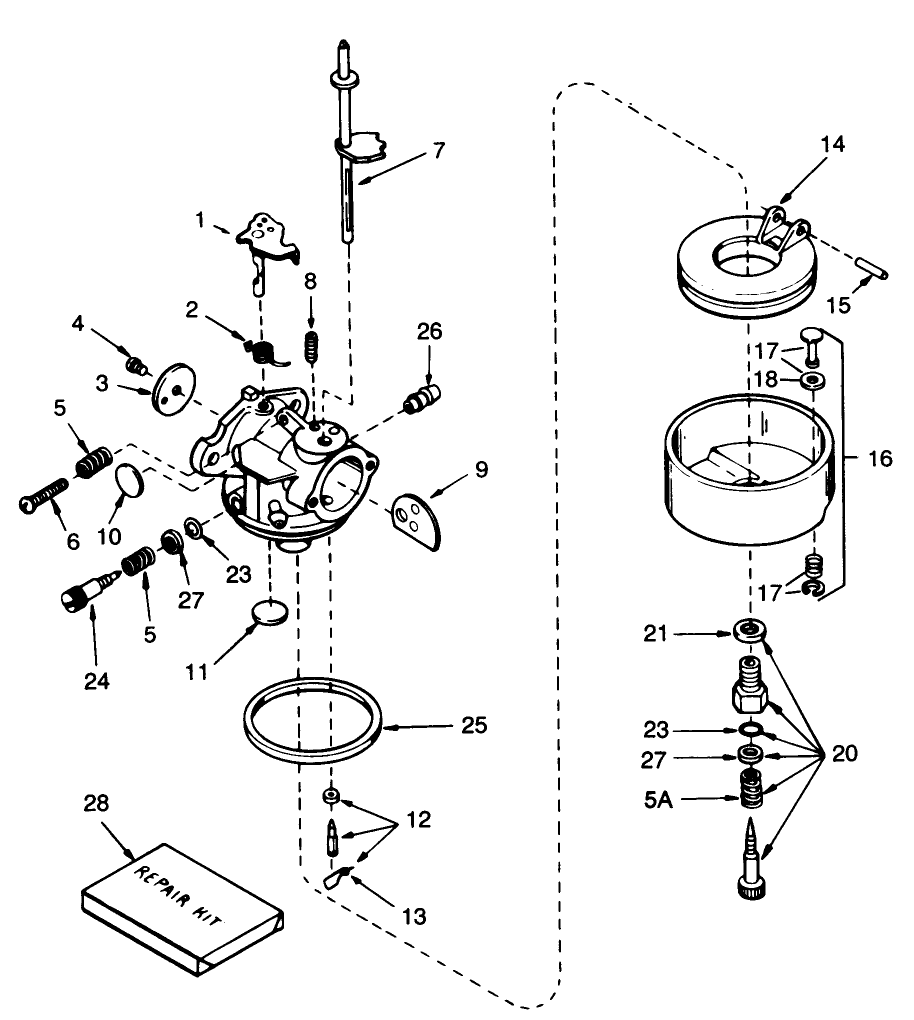 Carburetor Tecumseh No. 632379a