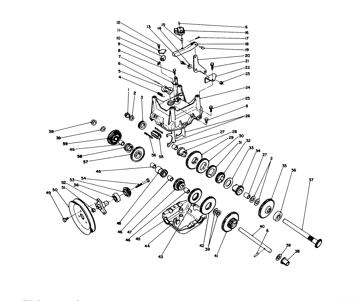 Transmission Assembly No. 66-8030