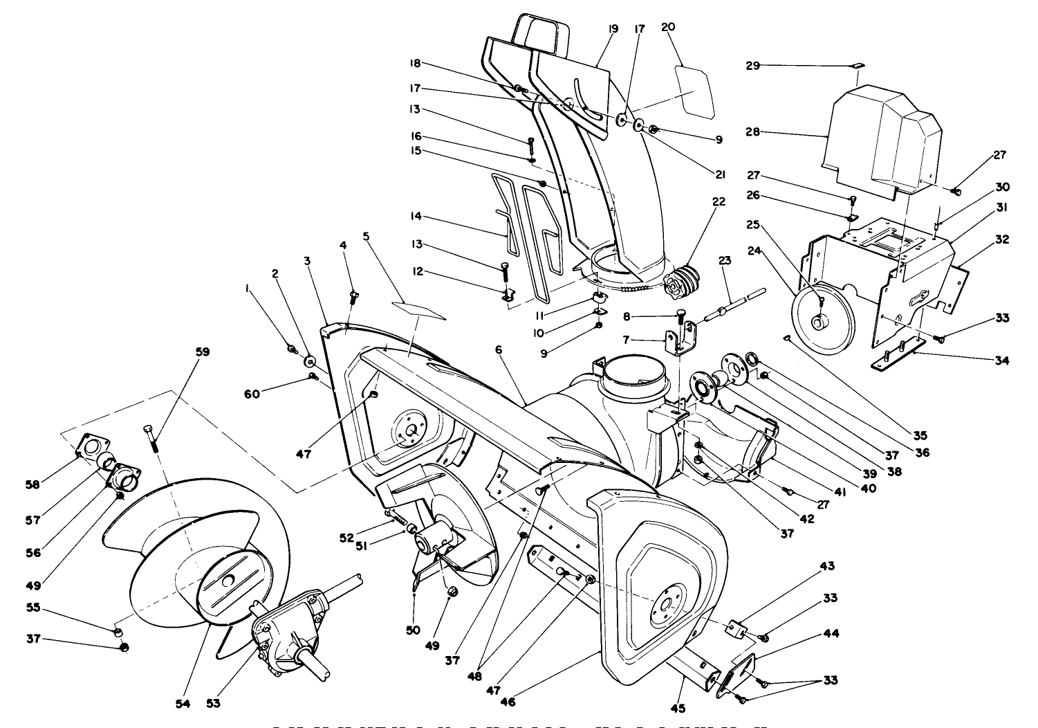 Housing & Chute Assembly