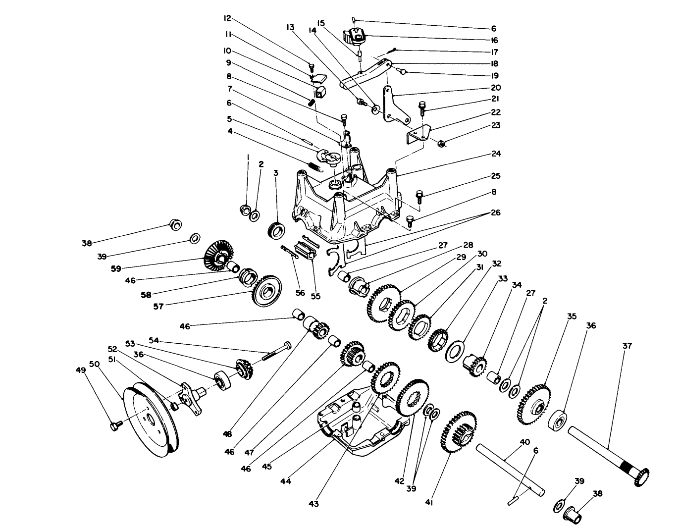 Transmission Assembly No. 66-8030