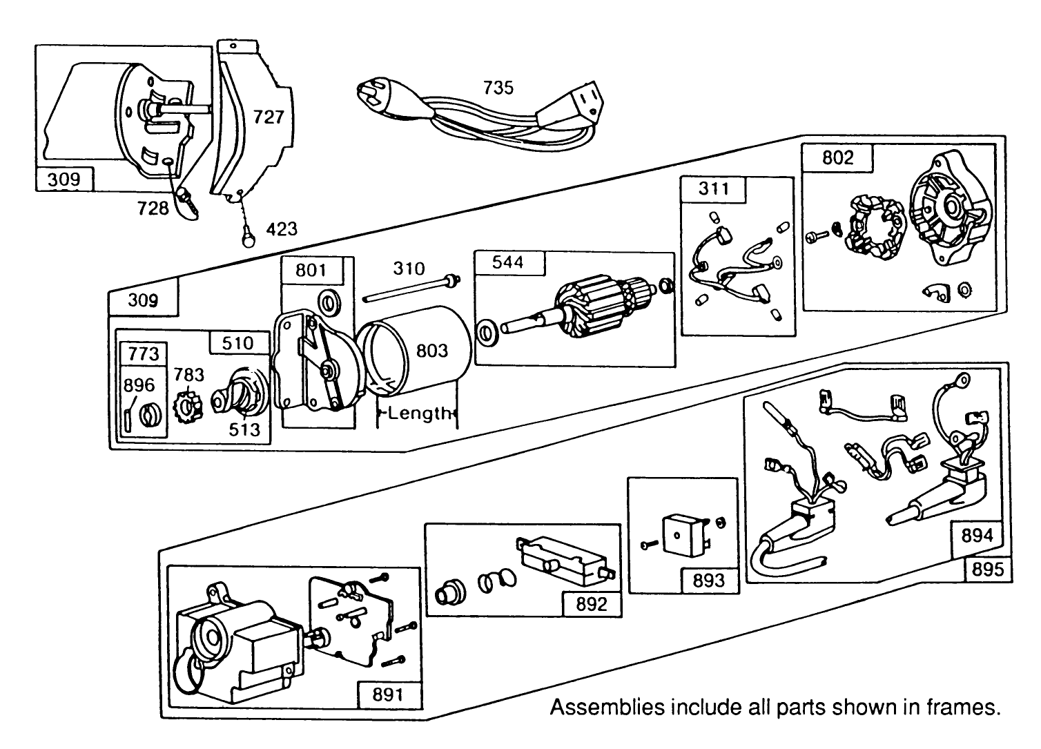120v Electric Starter Motor No. 37-4630 (optional)