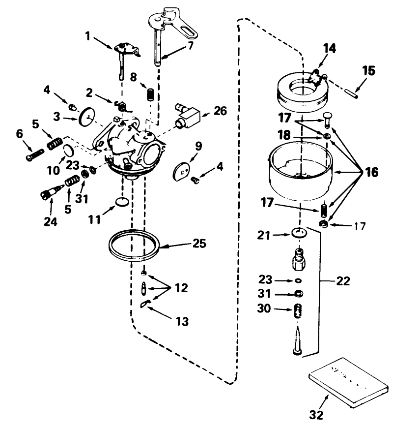 Carburetor No. 632107a