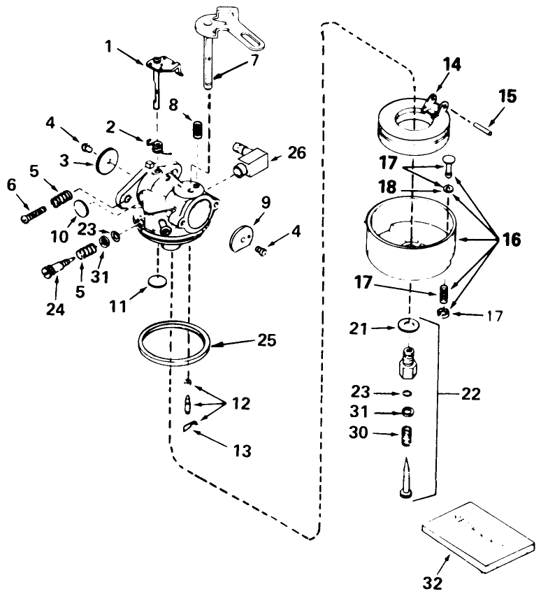 Carburetor No. 632107a
