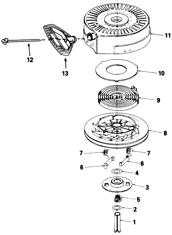 Rewind Starter No. 590646