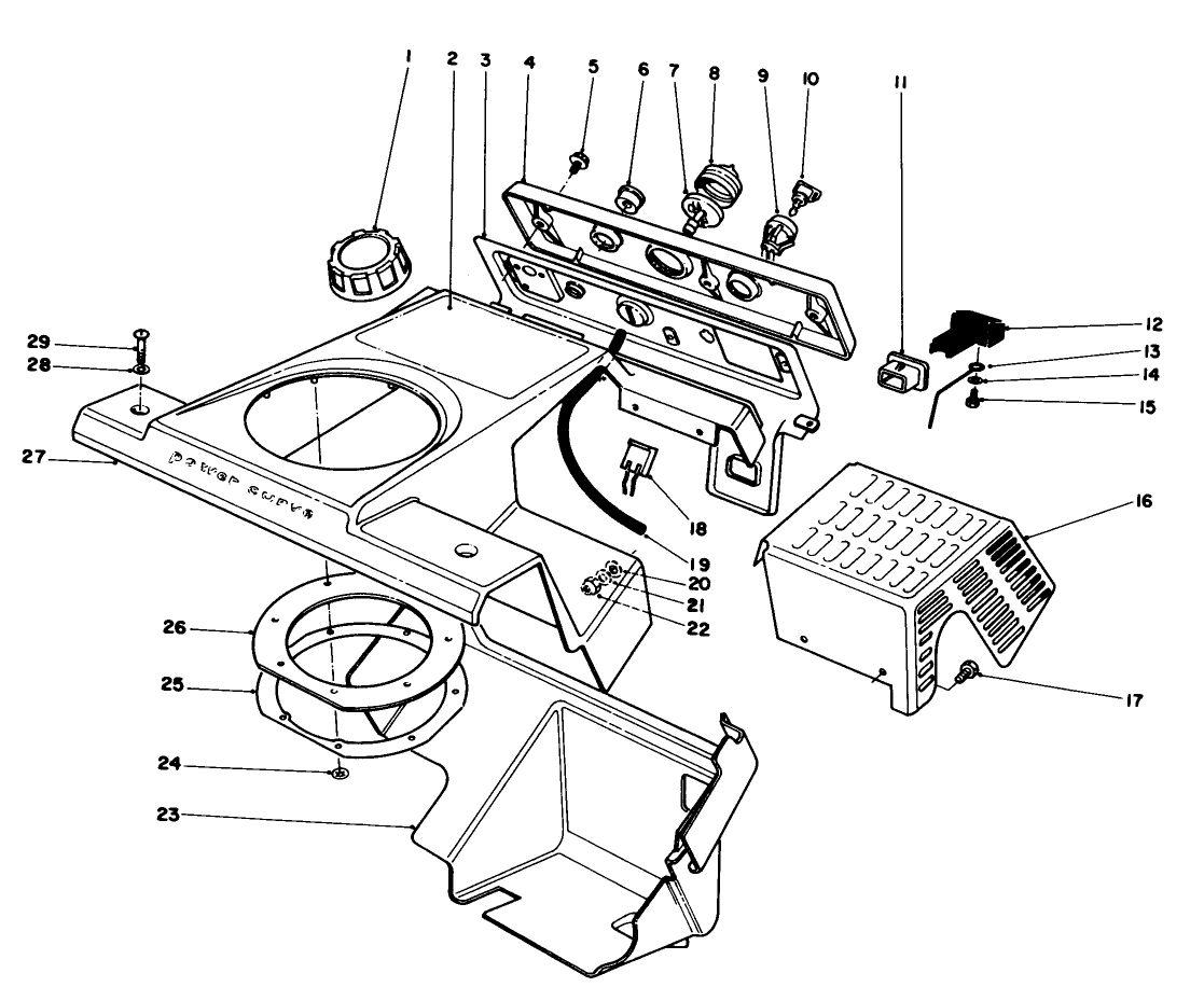 Control Panel & Shrouding Assembly