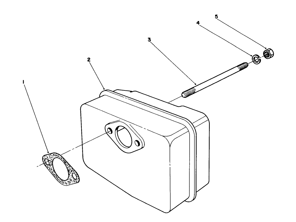 Muffler Assembly (engine Model No. 47pk9)