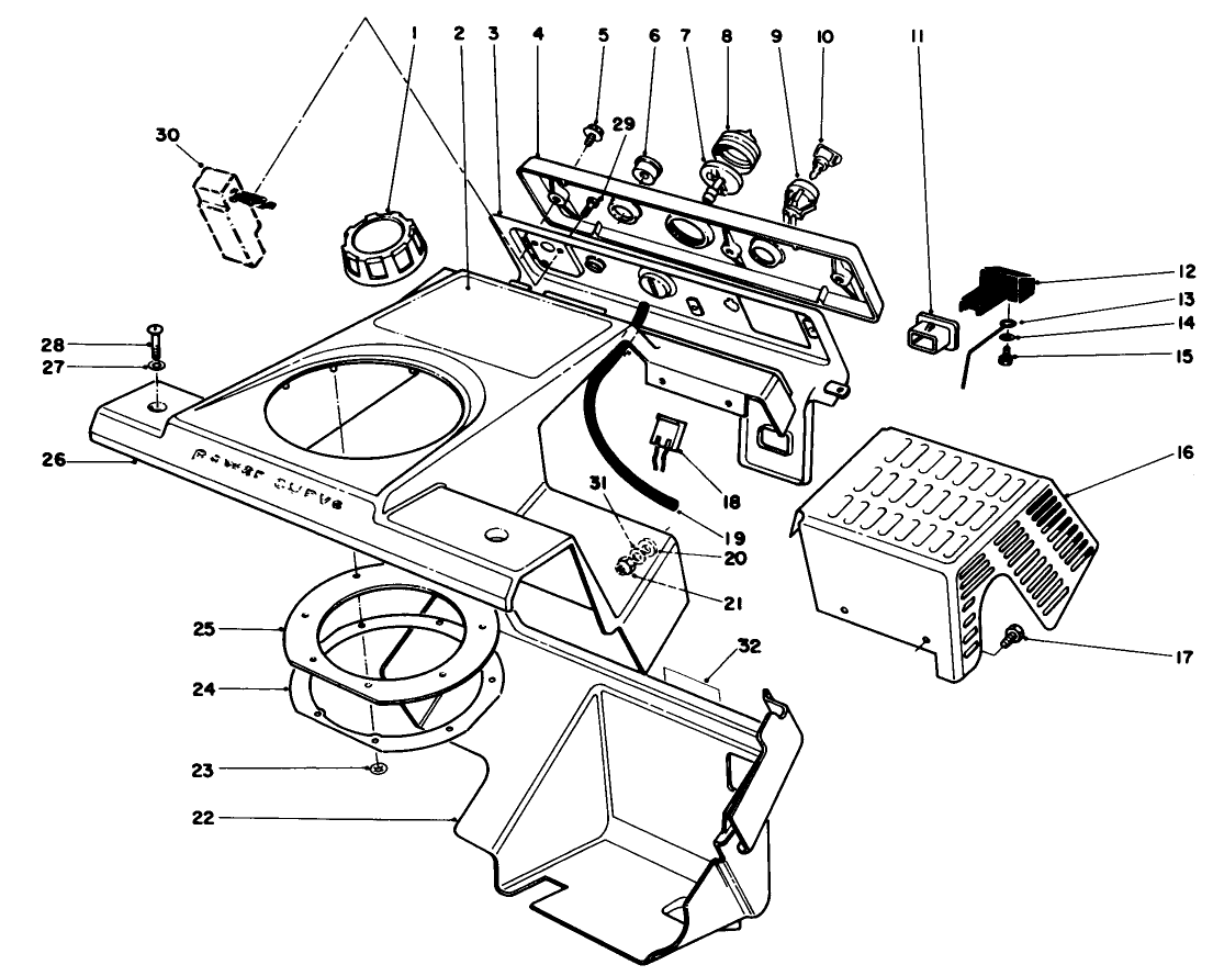 Control Panel & Shrouding Assembly