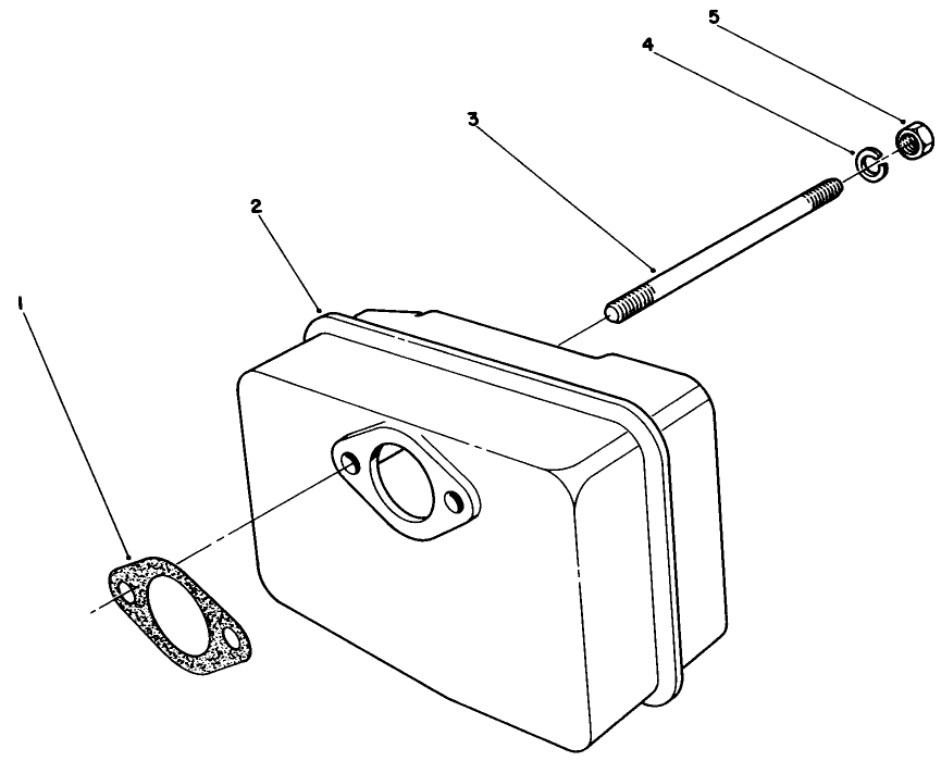 Muffler Assembly (engine Model No. 47pk9)