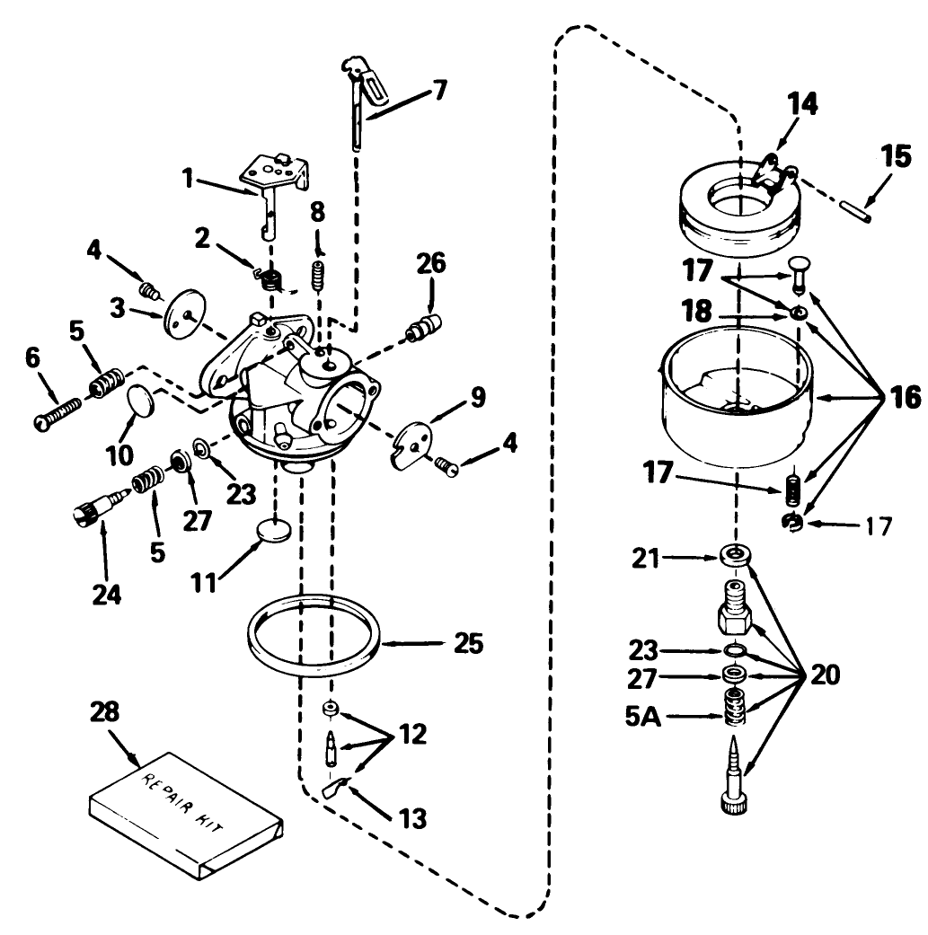 Carburetor No. 632334a