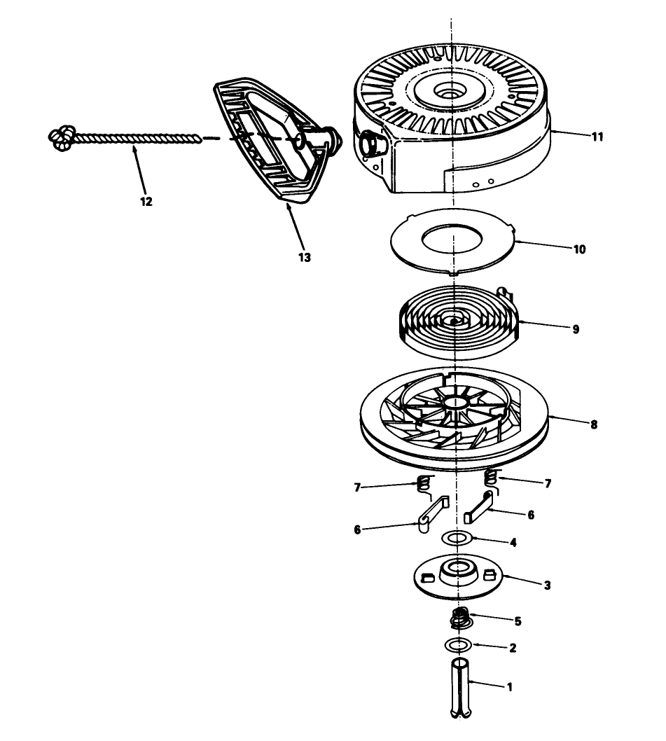 Rewind Starter No. 590646