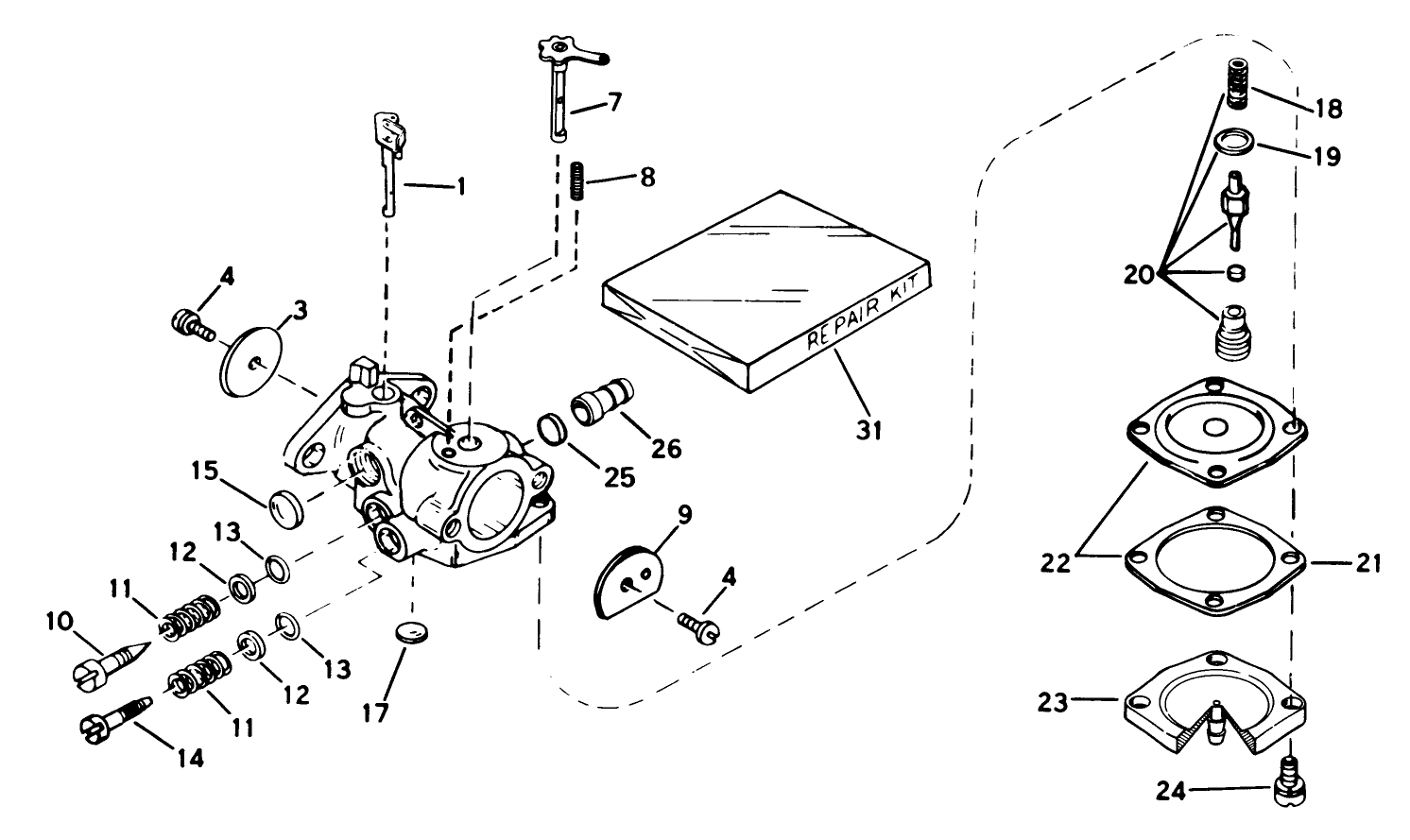 Carburetor No. 632142a