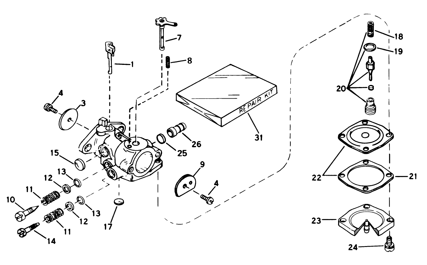 Carburetor No. 632142a