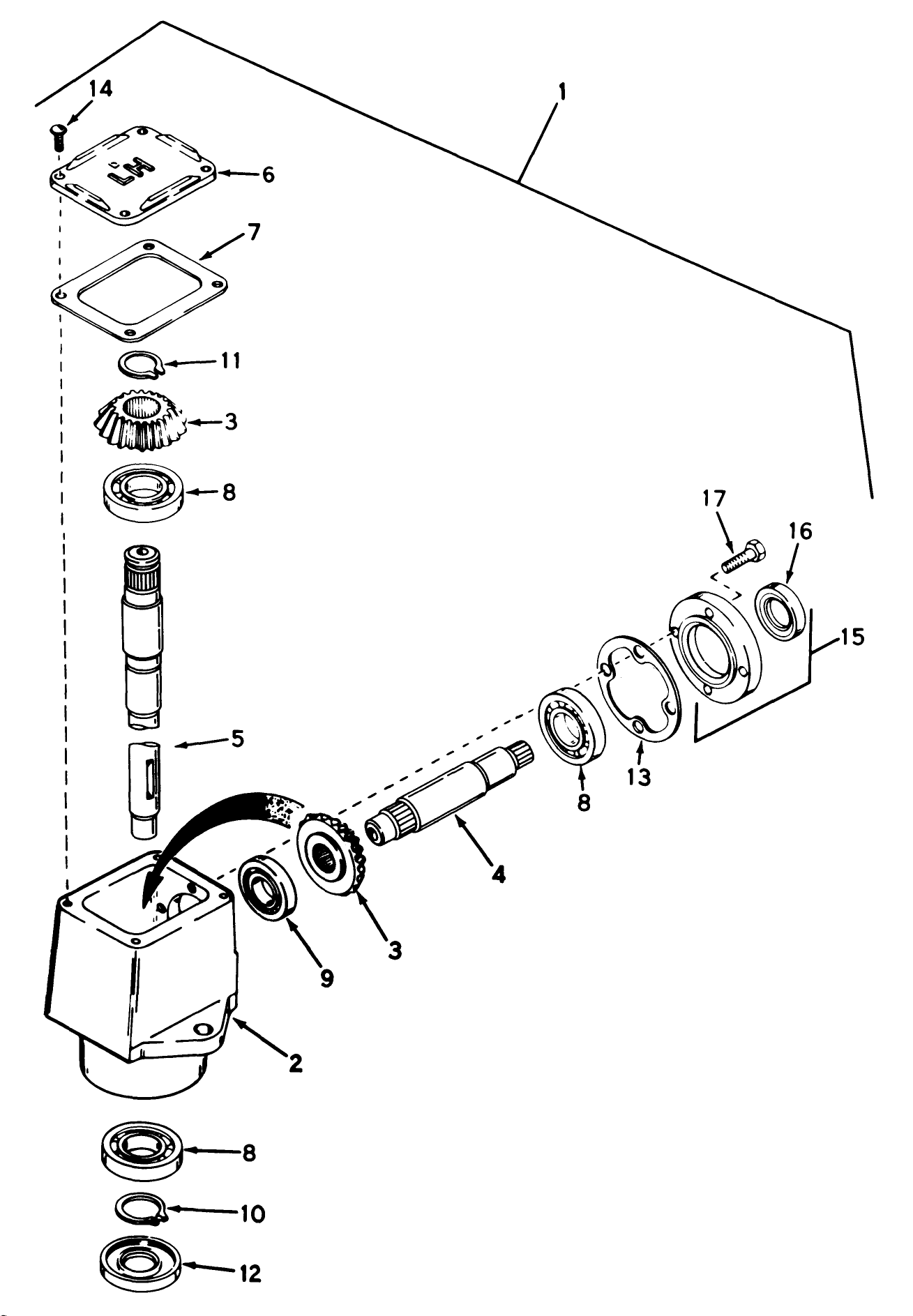 Grass Collection System Model No. 30751 & 30576 (optional)(continued) Gear Box Assembly Model No. 4398 P91