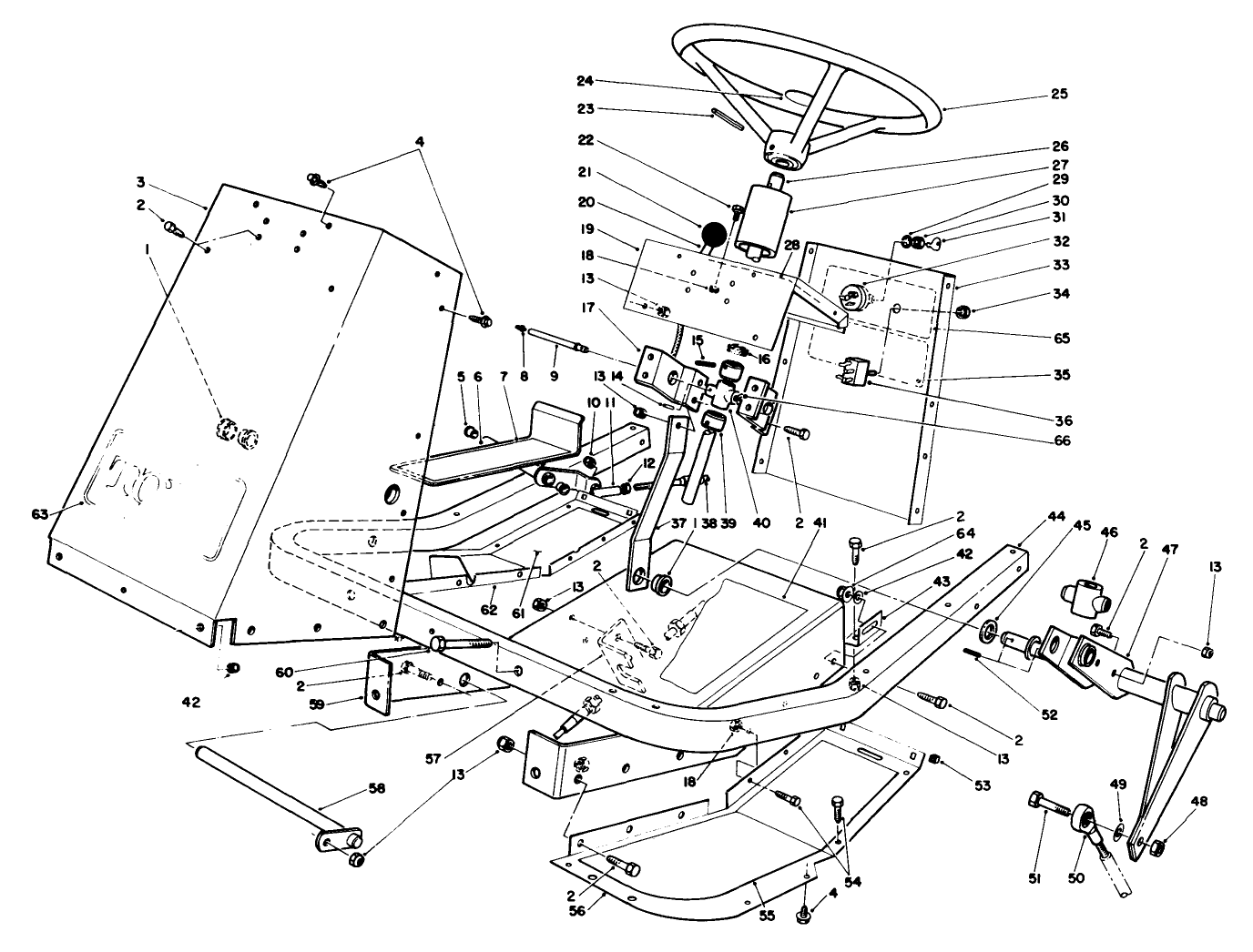 Frame & Steering Assembly