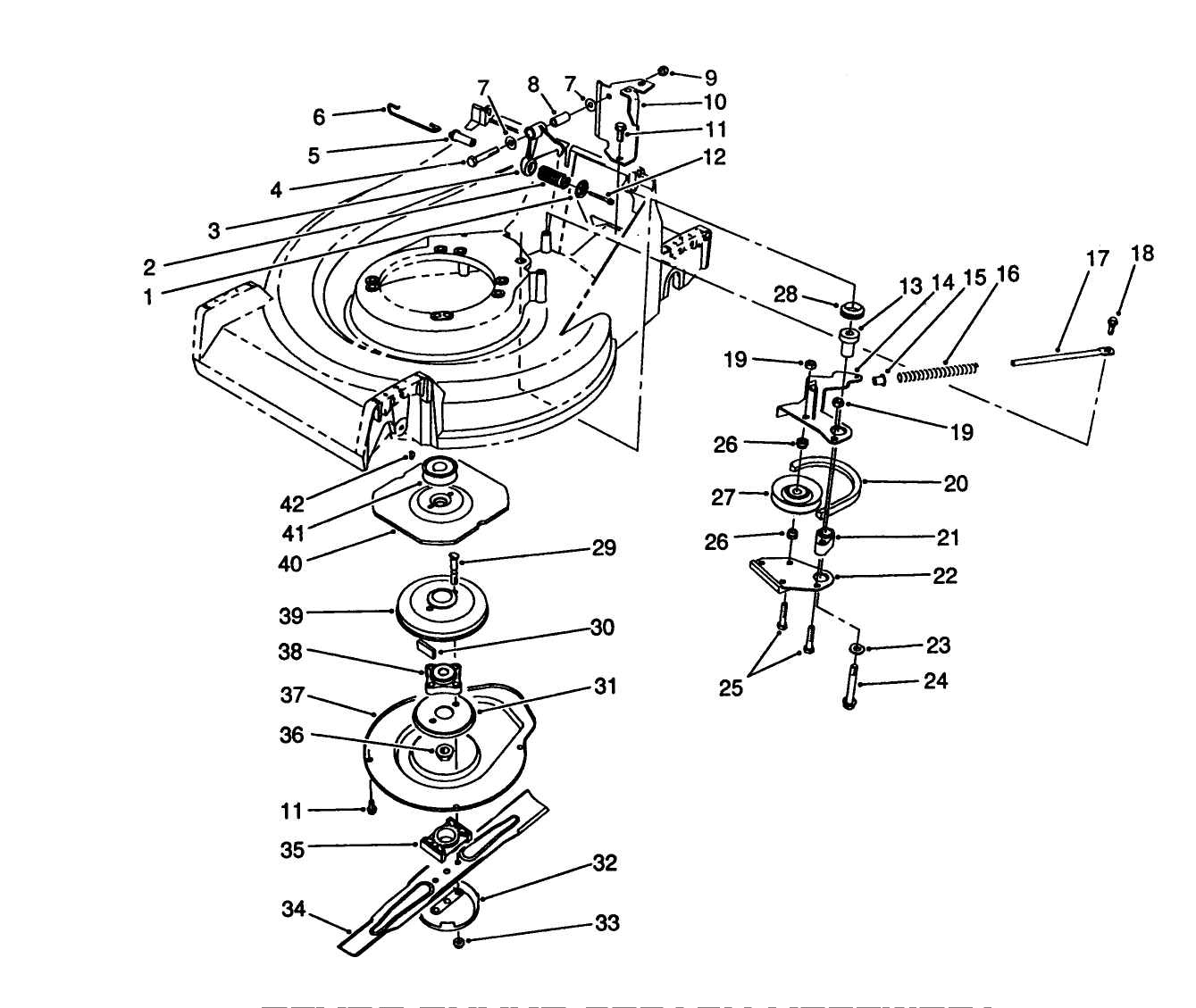 Blade Brake Clutch Assembly