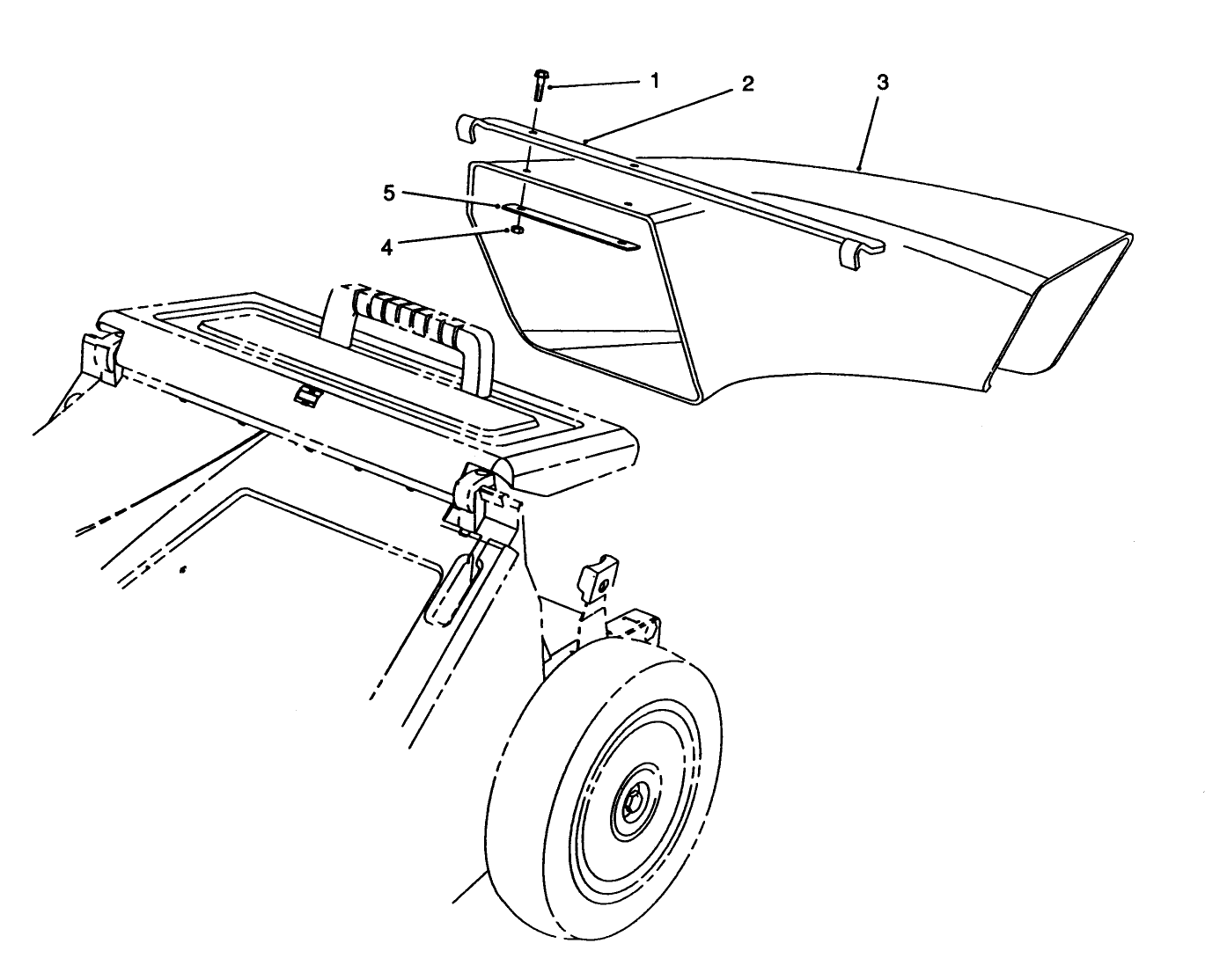 Side Discharge Chute Model No. 59112 (optional)