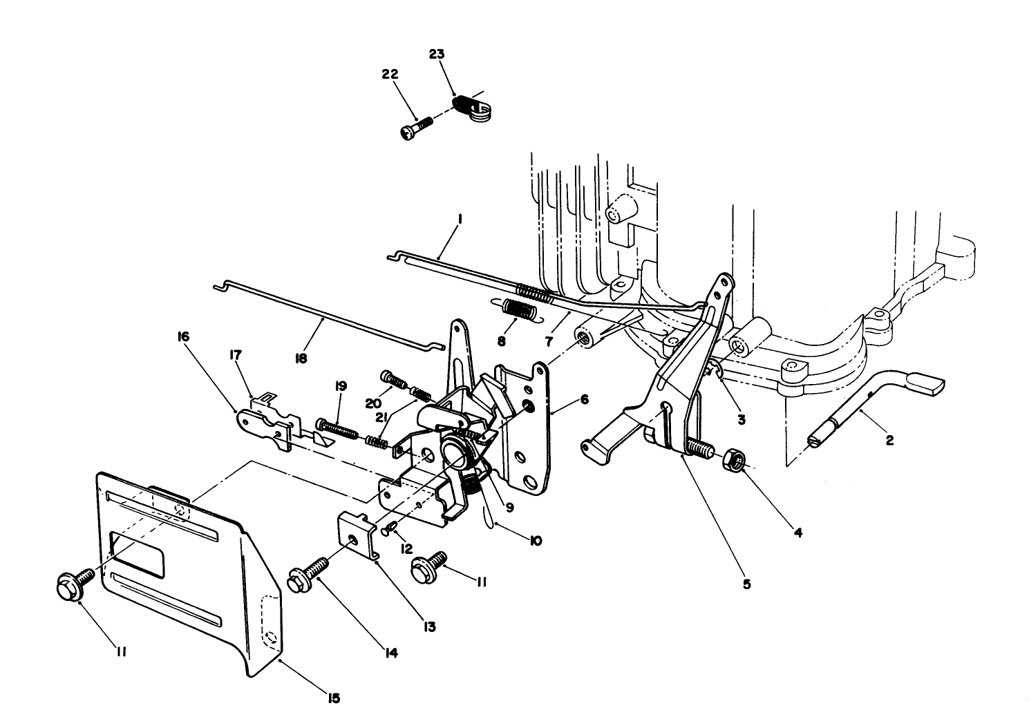 Governor Assembly (engine Model No. Vmj8)
