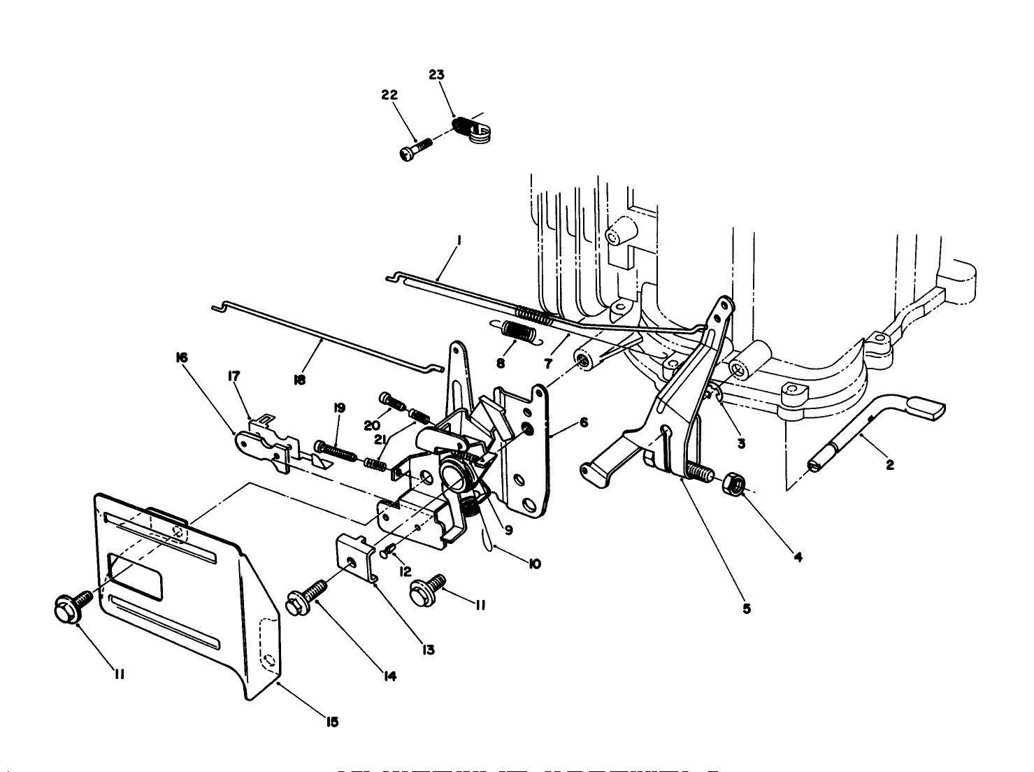 Governor Assembly (engine Model No. Vmj8)