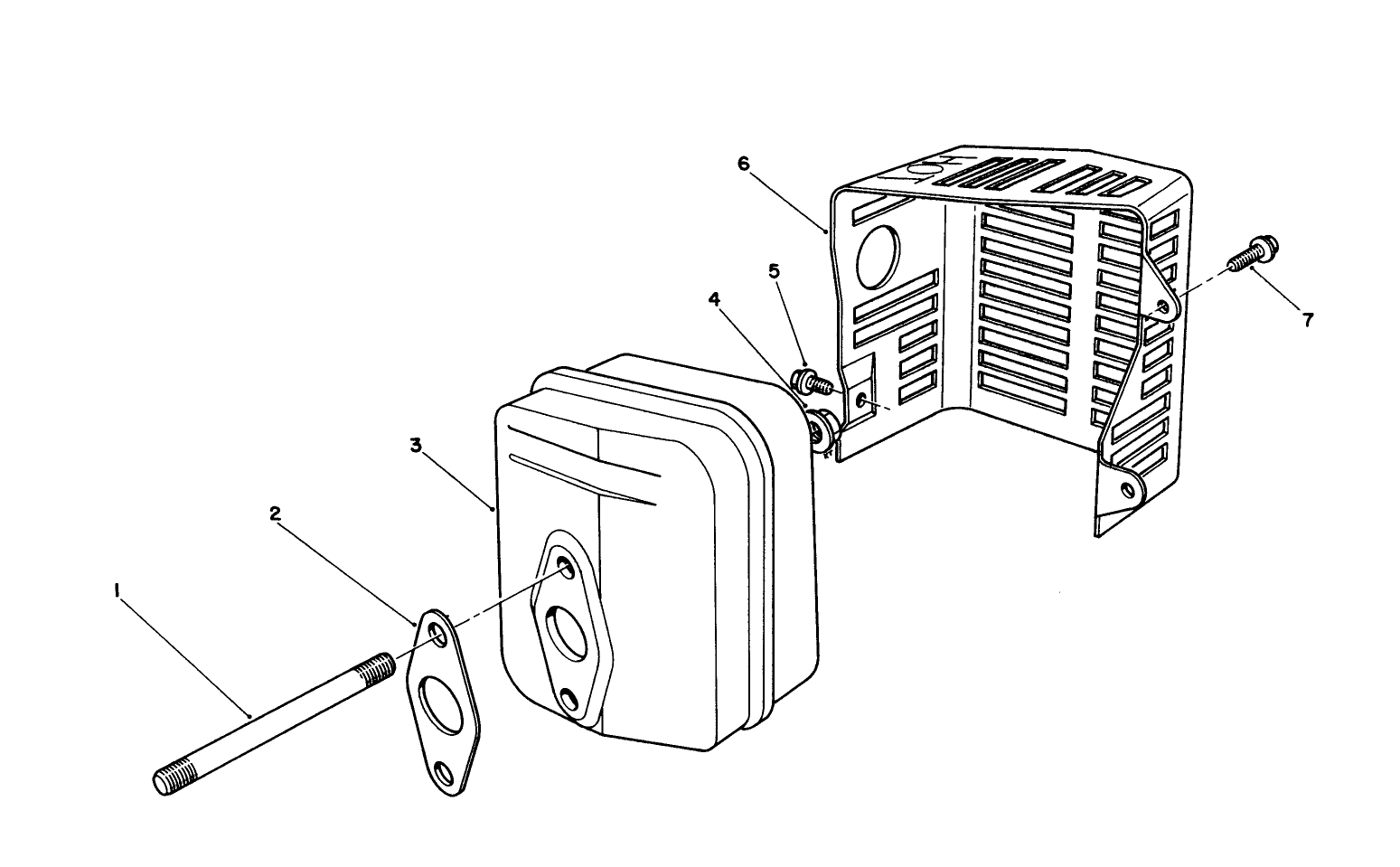 Muffler Assembly (engine Model No. Vmj8)