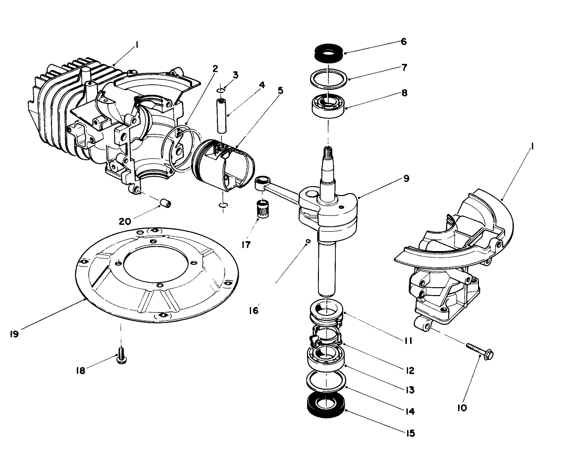Crankshaft Assembly (model No. 47pk9)
