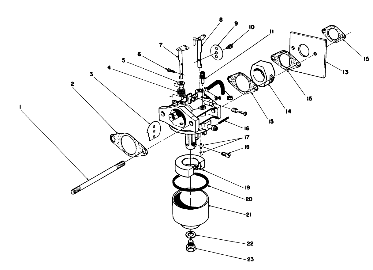 Carburetor Assembly (model No. 47pk9)