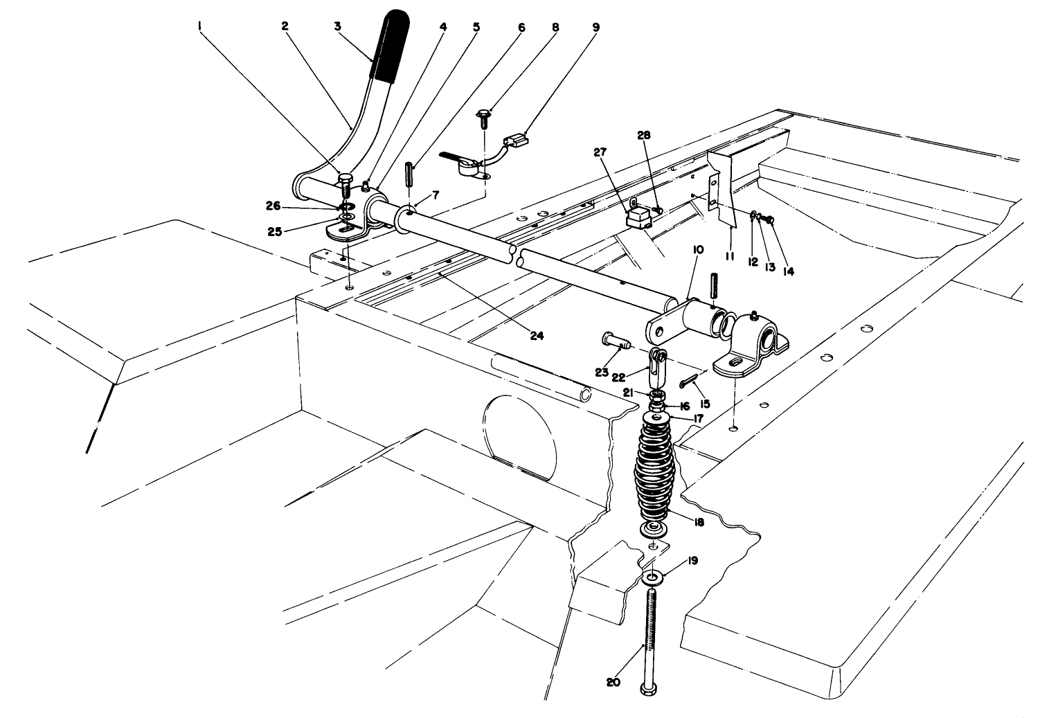 Power Take-Off Lever Assembly