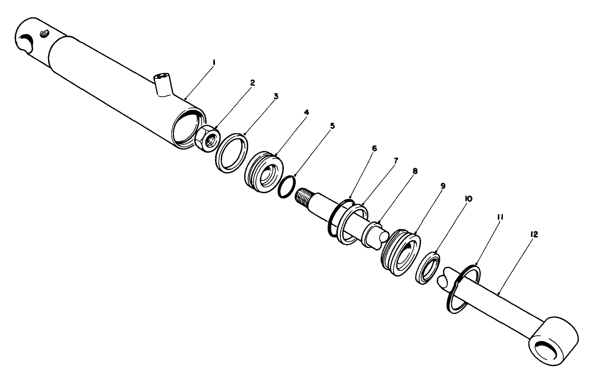 Hydraulic Cylinder No. 68-9700