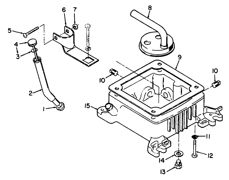 Oil Base & Fuel Pump-Onan No. P220g, Type I/10808c