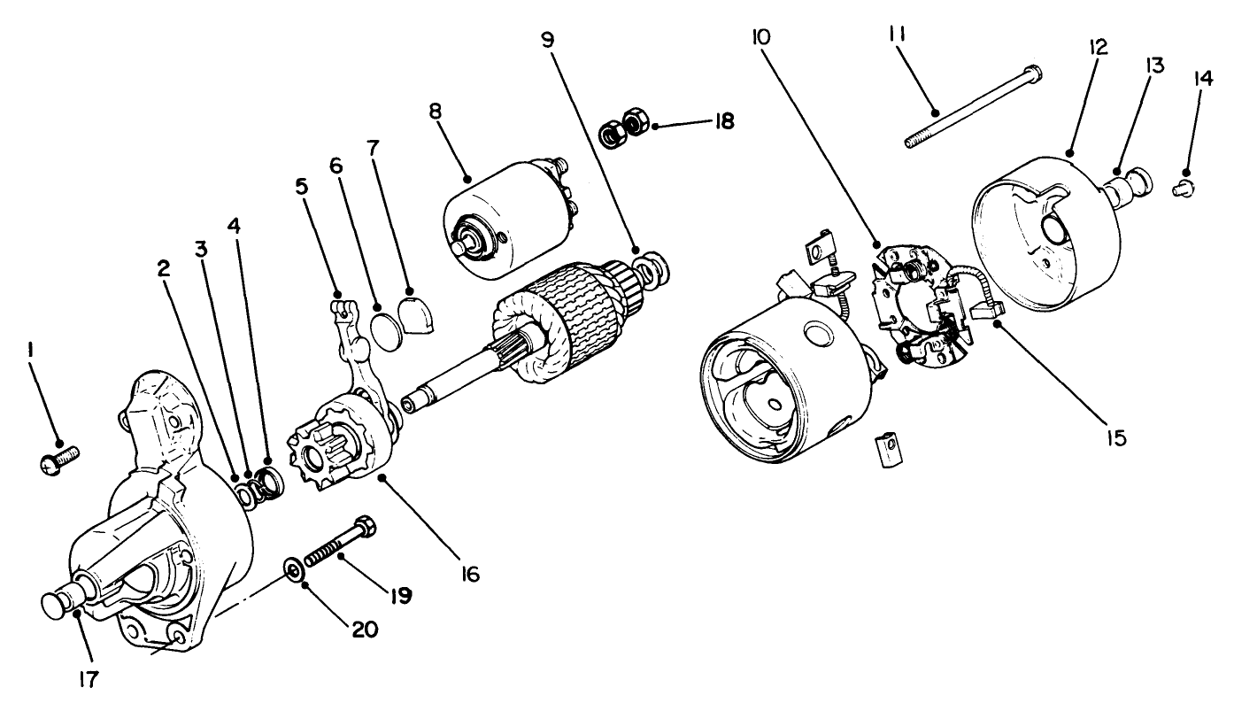 Starter-Onan No. P220g, Type I/10808c