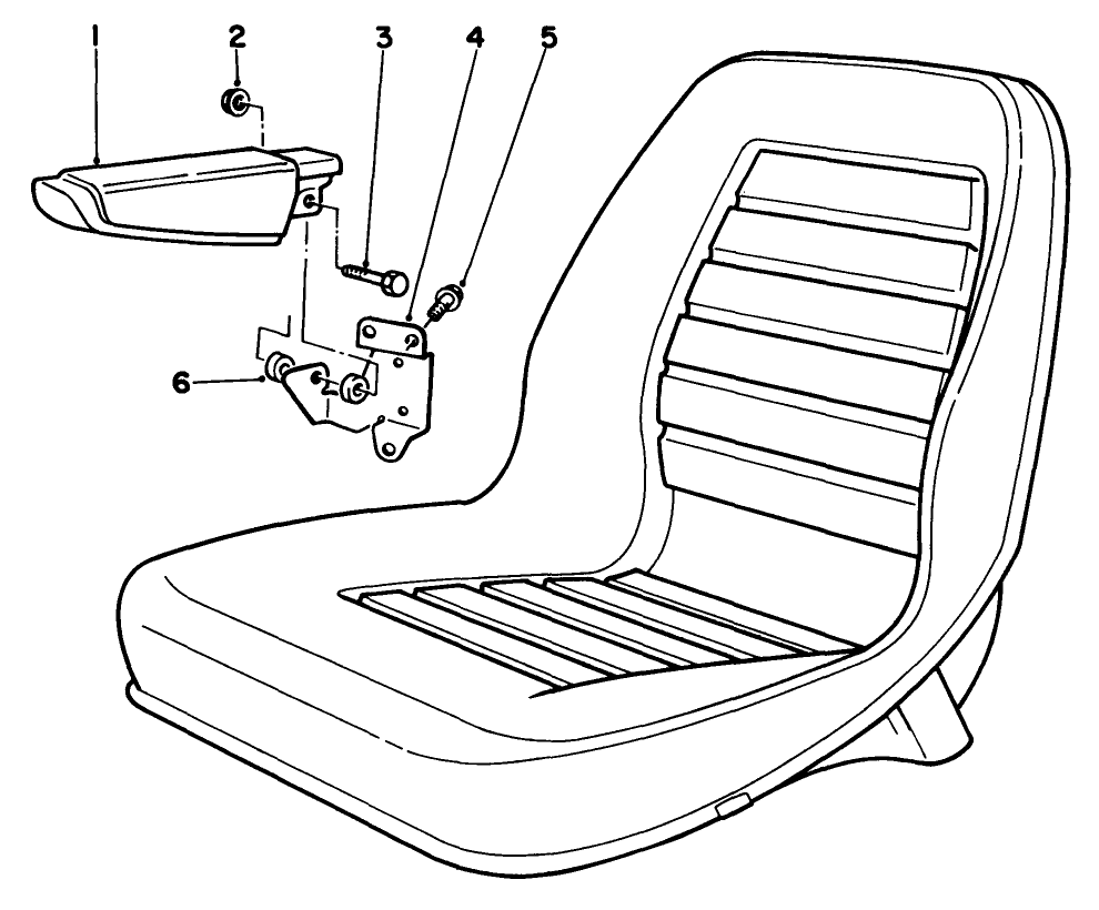 Armrest Kit Model No. 30707