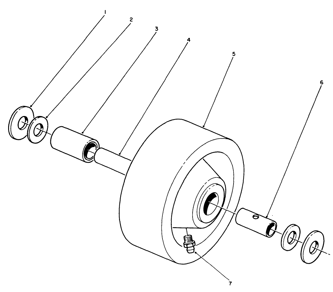 Phenolic Wheel Assembly No. 27-1050 (optional)