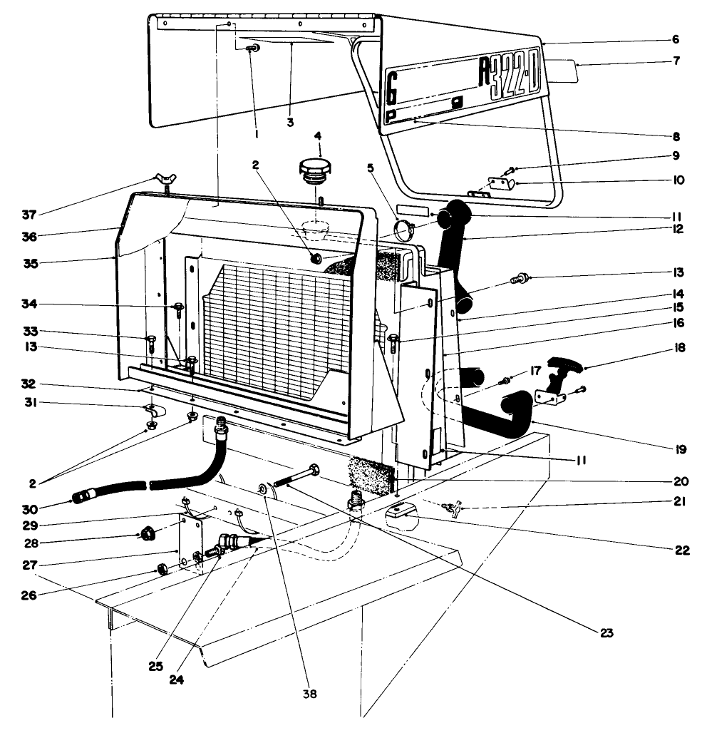 Radiator & Hood Assembly