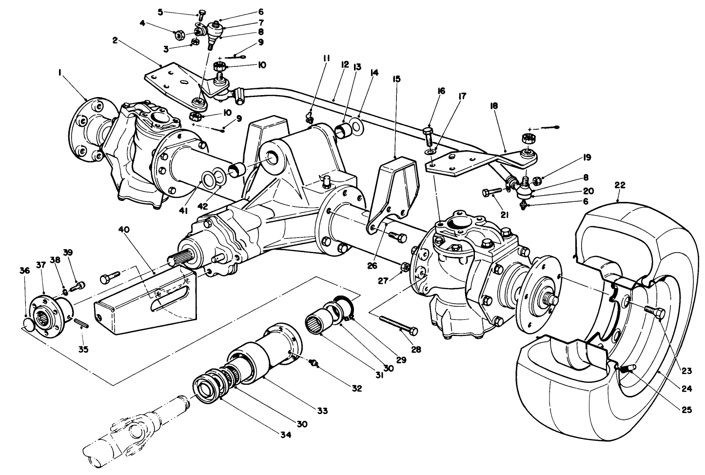 Steerable Axle Assembly No. 68-6820