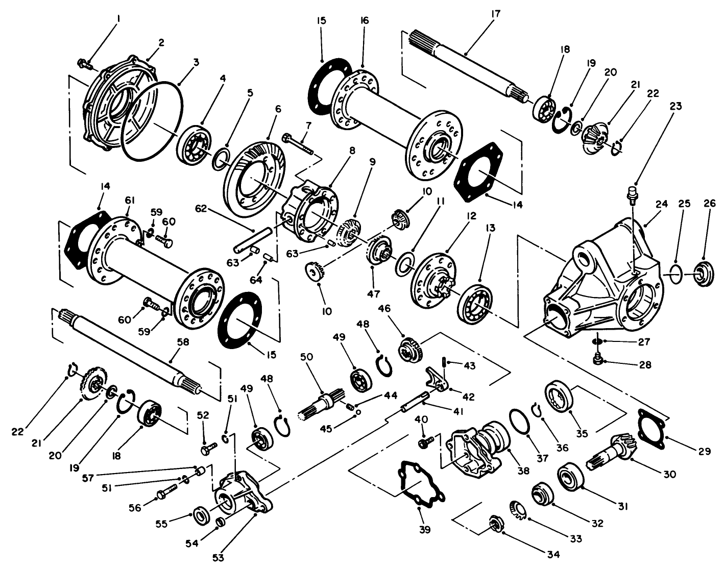 Rear Axle Assembly No. 68-6820