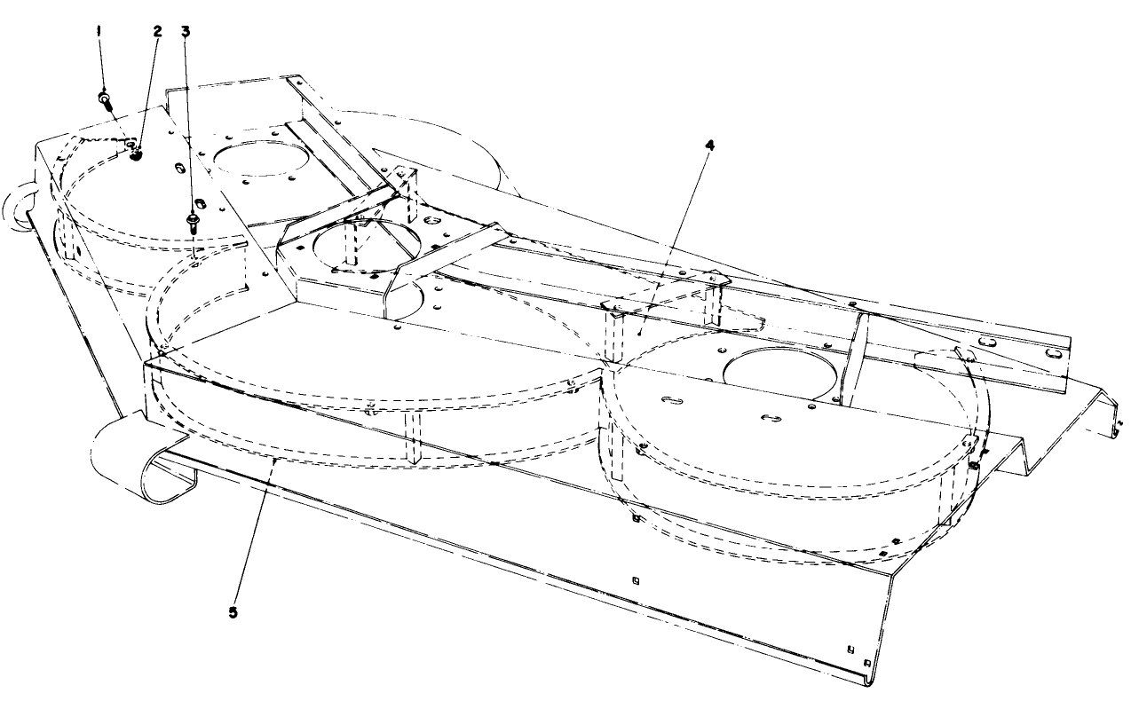 Mulcher Kit Model No. 30732,30733 (optional)(for 30721,30722 Deck)