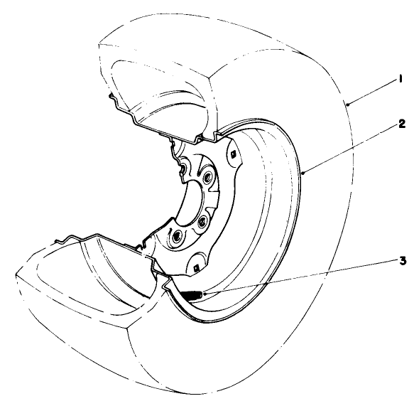 Tire & Wheel Assembly 23 X 10.50 X 12 (optional) No. 62-7020