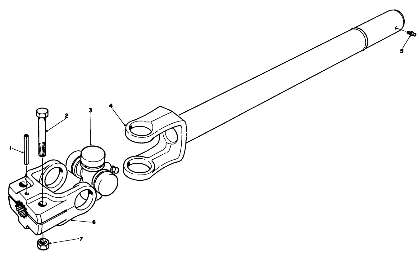 Full Time 4 Wd Drive Shaft Assembly Kit Part No. 72-3740 (optional)