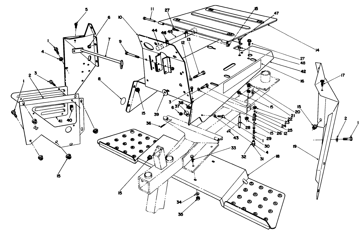 Instrument Panel & Seat Support Assembly