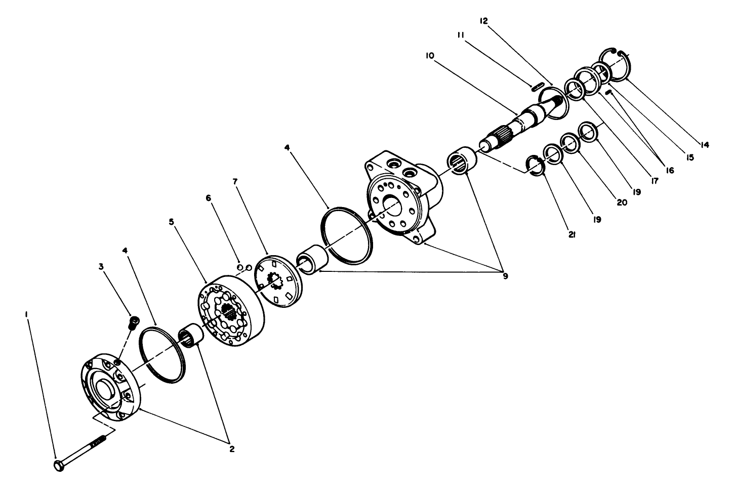 Hydraulic Drive Motor No. 66-5291