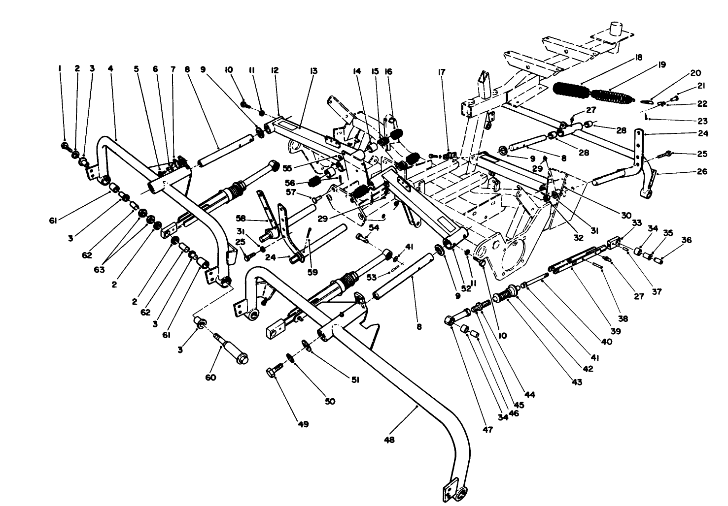 Cutting Unit Carrier Frame Assembly (floating Cutting Unit Assembly) (continued)
