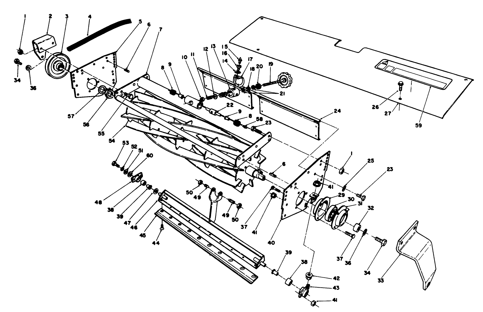 8 & 11 Blade Cutting Unit Reel Assembly (continued)